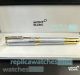 New Copy Mont Blanc Victor Hugo Limited Edition Fountain Pen Silver Gold (5)_th.jpg